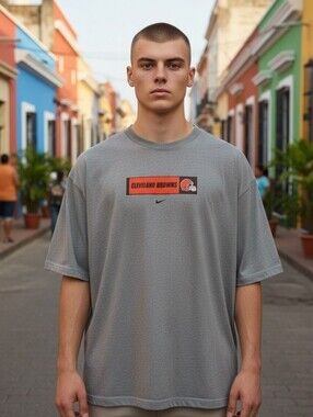 Nike Cleveland Browns Men's Size 2XL Nfl Football Team Gear Shirt